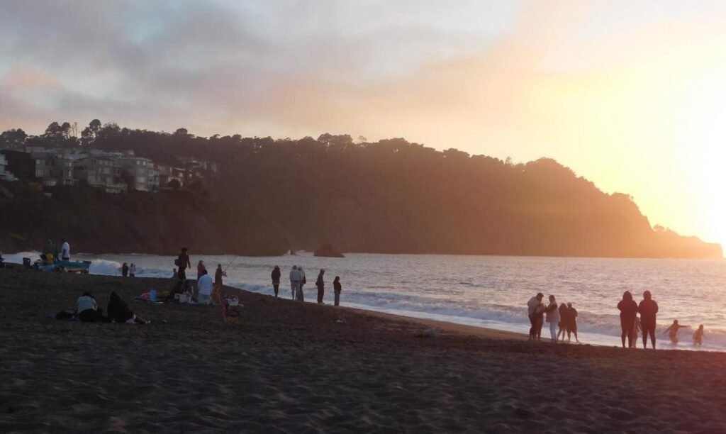 Baker Beach sunset views