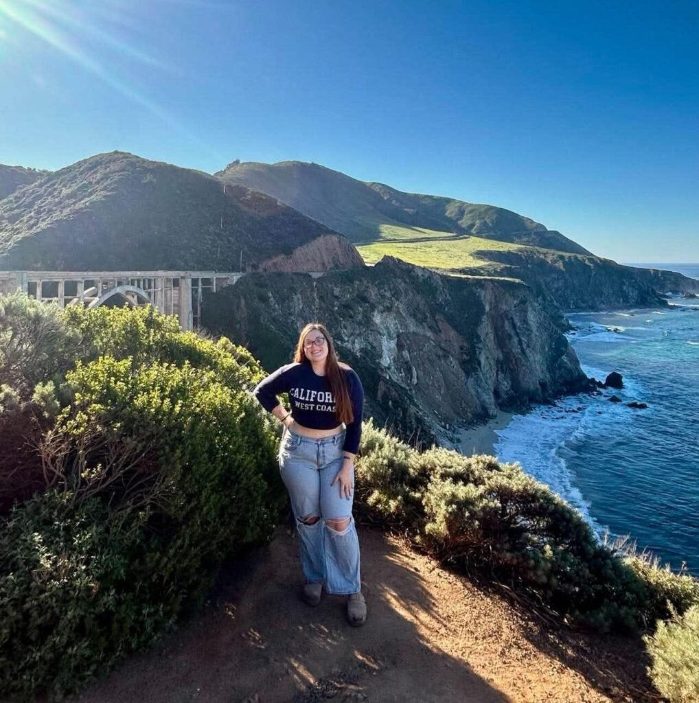 Selfie at Bixby Bridge in Big Sur