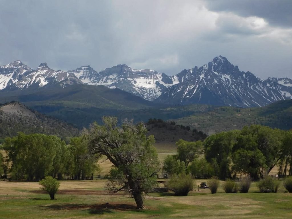 Dallas Divide Mountains in Colorado