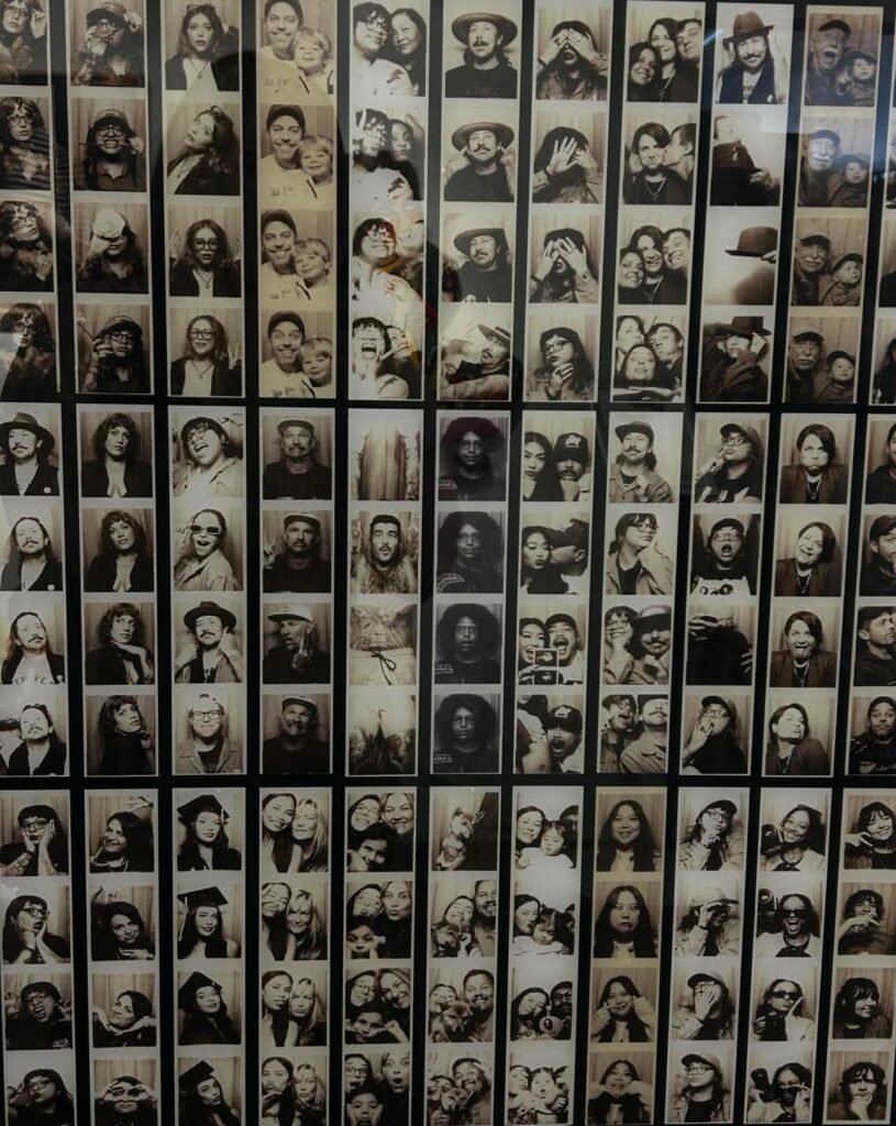 Photo wall at Photomatic