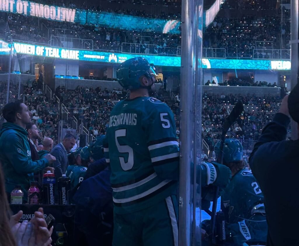 San Jose Sharks Bench 2